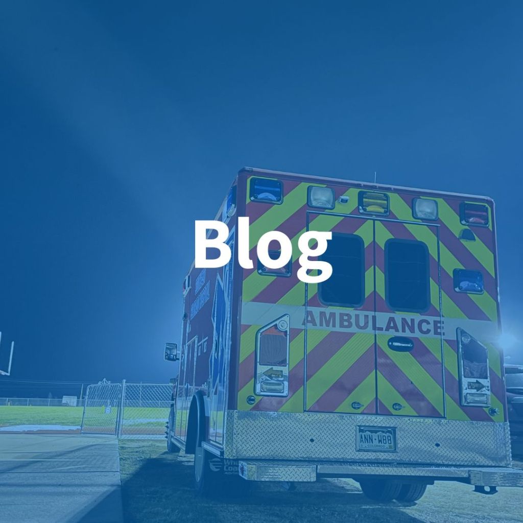 Blog Link -- ambulance at football field